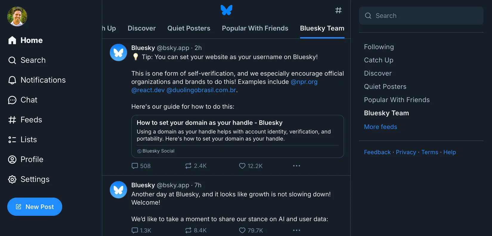 新聞推送比較:Threads 和 Bluesky 有何不同?